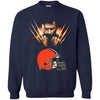 Wolverine CLEVELAND BROWNS T-Shirts Hoodie Ugly Christmas Sweater