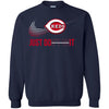 Nike Cincinnati Reds T Shirt Hoodie Just Do It