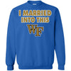 Wake Forest Demon Deacons T Shirt I Married Into This T Shirts Hoodie
