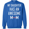 Atlanta Braves T Shirts Hoodie My Daughter Has An Awesome Mom