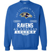 Baltimore Ravens T Shirts Hoodie The Legend Is Alive