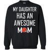 CLEVELAND BROWNS T Shirts Hoodie My Daughter Has An Awesome Mom