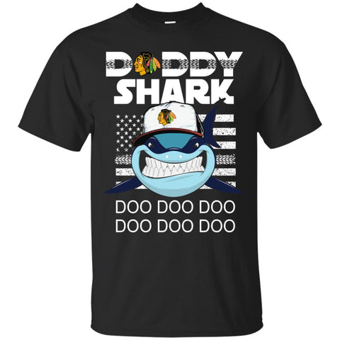 Daddy Shark Chicago Blackhawks T Shirt Hoodie Ugly Christmas Sweater Daddy Shark Doo Doo Doo