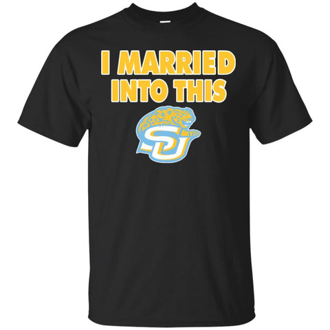 Southern University Jaguars T Shirts Hoodie I Married Into This