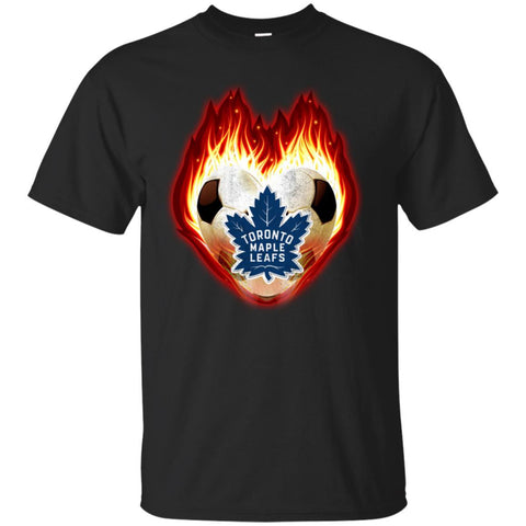 Soccer Toronto Maple Leafs T Shirts Hoodie Fire Heart
