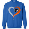 Philadelphia Flyers T-Shirts Hoodie Ugly Christmas Sweater Heart