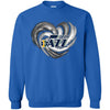 UTAH JAZZ T Shirt Hoodie Color Water Heart