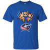 Wolverine Columbus Blue Jackets T-Shirts Hoodie Ugly Christmas Sweater