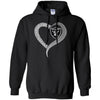 Oakland Raiders T-Shirts Hoodie Ugly Christmas Sweater Heart