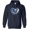 Tennessee Titans T Shirt Hoodie Color Water Heart