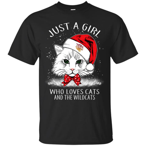 Cats Bethune Cookman Wildcats T Shirt Hoodie Ugly Christmas Sweater Just A Girl Who Loves Cats And Christmas