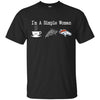 Denver Broncos T Shirt Hoodie I Am A Simple Woman Love Coffe Pizza Denver Broncos