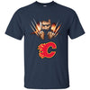 Wolverine Calgary Flames T-Shirts Hoodie Ugly Christmas Sweater