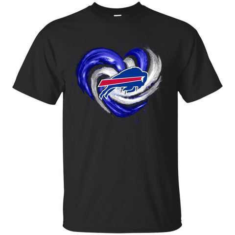 BUFFALO BILLS T Shirt Hoodie Color Water Heart