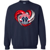 WASHINGTON WIZARDS T Shirt Hoodie Color Water Heart