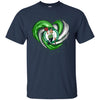 BOSTON CELTICS T Shirt Hoodie Color Water Heart