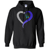 Delaware Fightin' Blue Hens T Shirt Hoodie Ugly Christmas Sweater Love Heart