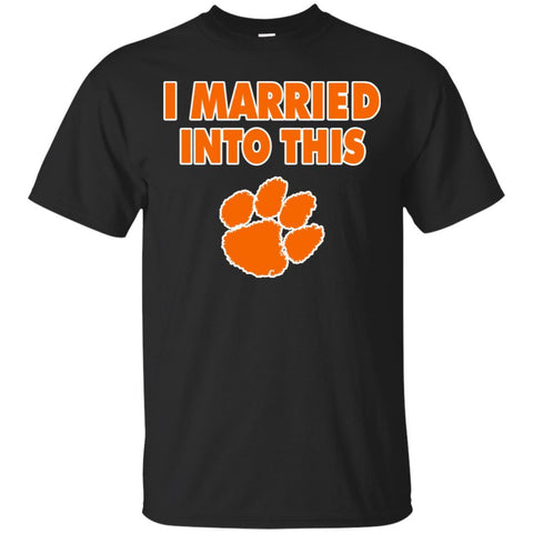 Clemson Tigers T Shirt I Married Into This T Shirts Hoodie
