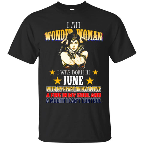 Was Born In June With My Heart On My Sleeve Wonder Woman T T shirts (Hoodies, Sweatshirts) on sales T Shirts Hoodie