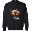 Wolverine Baltimore Ravens T-Shirts Hoodie Ugly Christmas Sweater