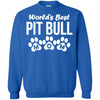 Pitbull T Shirts Hoodie  World's Best Pitbull Mom