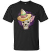 Chihuahua T Shirts Hoodie  Funny Wearing Mexican Hat