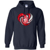 ATLANTA HAWKS T Shirt Hoodie Color Water Heart