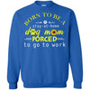 dog mom forced T Shirts Hoodie