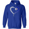Toronto Blue Jays T Shirts Hoodie Love Heart