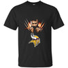 Wolverine Minnesota Vikings T-Shirts Hoodie Ugly Christmas Sweater