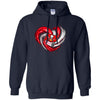 Tampa Bay Buccaneers T Shirt Hoodie Color Water Heart
