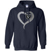 Oakland Raiders T-Shirts Hoodie Ugly Christmas Sweater Heart