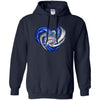 OKLAHOMA CITY THUNDER T Shirt Hoodie Color Water Heart