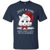 Cats South Dakota State Jackrabbits T Shirt Hoodie Ugly Christmas Sweater Just A Girl Who Loves Cats And Christmas