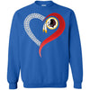 Washington Redskins T-Shirts Hoodie Ugly Christmas Sweater Heart