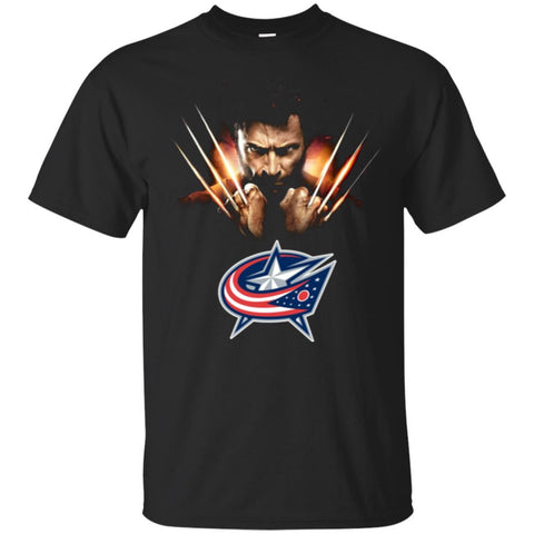 Wolverine Columbus Blue Jackets T-Shirts Hoodie Ugly Christmas Sweater