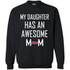Cleveland Indians T Shirts Hoodie My Daughter Has An Awesome Mom