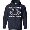 Chihuahua T Shirts Hoodie  This Girl Loves Her Chihuahua