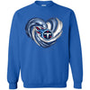Tennessee Titans T Shirt Hoodie Color Water Heart
