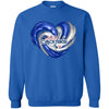 Washington Capitals T Shirt Hoodie Color Water Heart