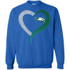 Wagner Seahawks T Shirt Hoodie Ugly Christmas Sweater Love Heart