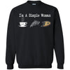 Anaheim Ducks T Shirt Hoodie I Am A Simple Woman Love Coffe Pizza Anaheim Ducks