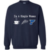 St. Louis Blues T Shirt Hoodie I Am A Simple Woman Love Coffe Pizza St. Louis Blues