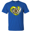 Boston Bruins T Shirt Hoodie Color Water Heart