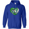 BOSTON CELTICS T Shirt Hoodie Color Water Heart