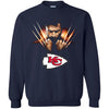 Wolverine Kansas City Chiefs T-Shirts Hoodie Ugly Christmas Sweater