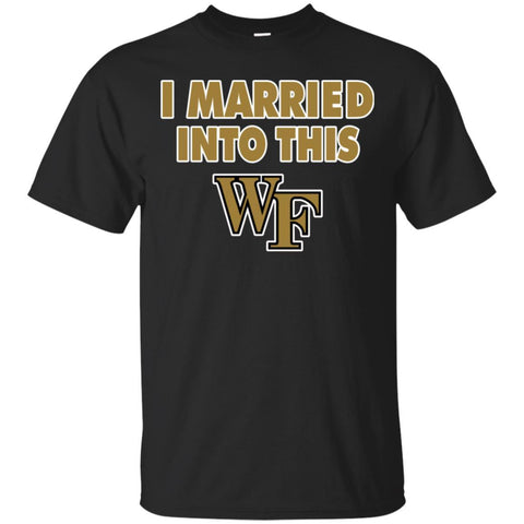 Wake Forest Demon Deacons T Shirt I Married Into This T Shirts Hoodie