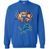 Wolverine Detrolt LIONS T-Shirts Hoodie Ugly Christmas Sweater