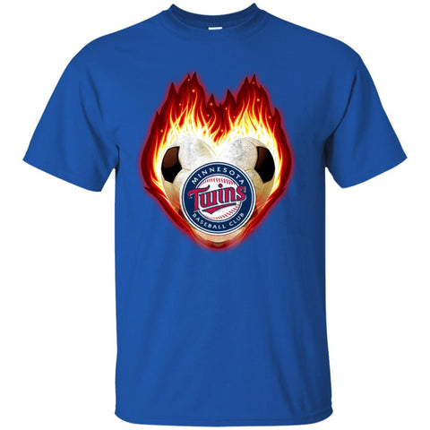 Soccer Minnesota Twins T Shirts Hoodie Fire Heart