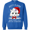 Cats Western Carolina Catamounts T Shirt Hoodie Ugly Christmas Sweater Just A Girl Who Loves Cats And Christmas
